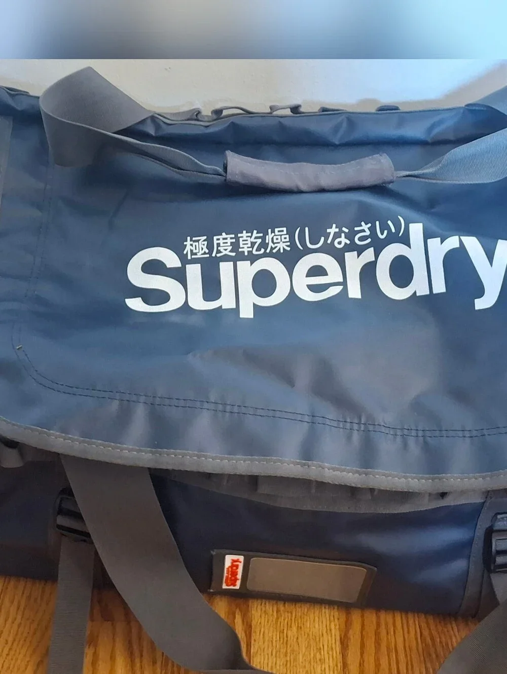 Superdry Tarpaulin Duffle Bag Navy Carry-on